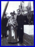 Rev & Mrs Macy lay Institute foundation stone.